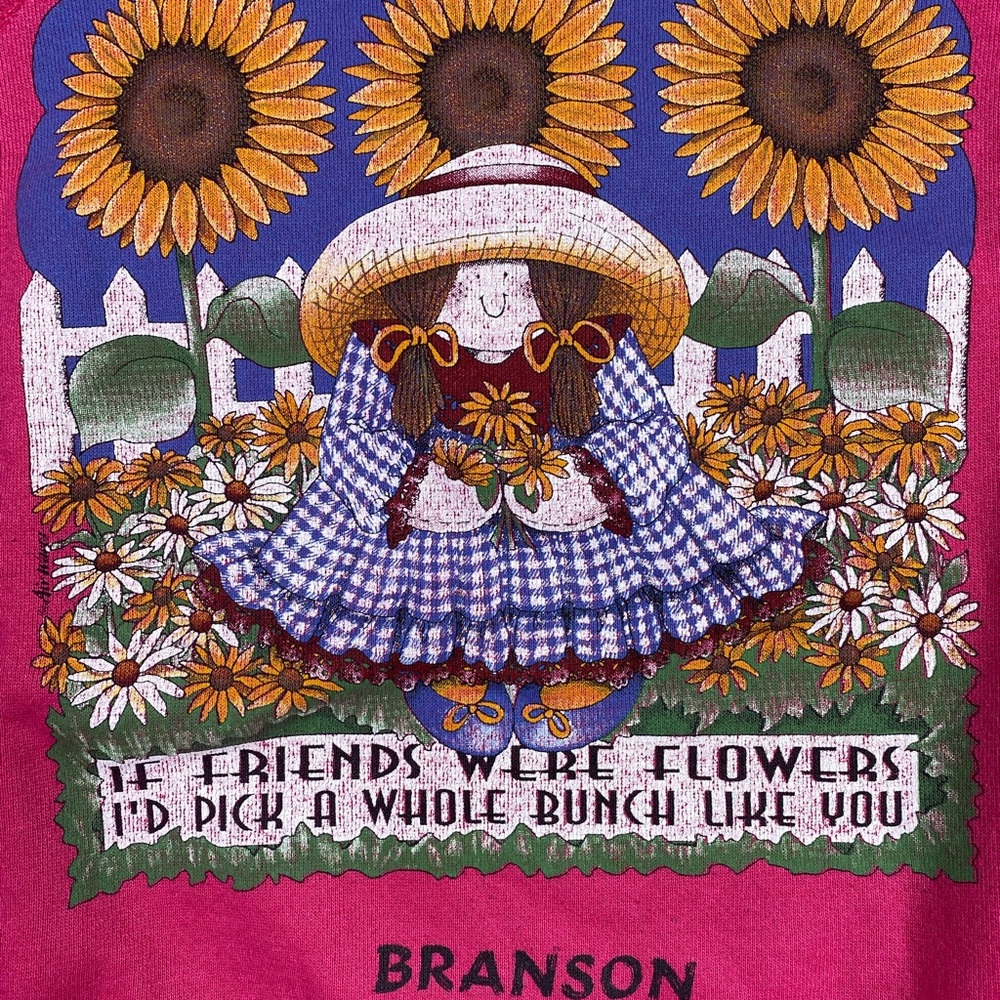 Vintage sunflower sweatshirt Branson Missouri - Picture 3 of 4